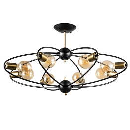 Светильник потолочный Arte Lamp Glasgow A1963PL-8BK