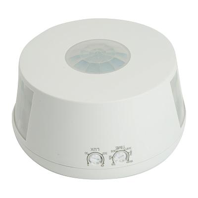 Датчик движения 2000W 30m  120° 360°(верт.) белый SEN19