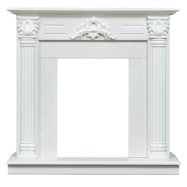 Портал для электрокамина Stefania STD WT Белое золото RealFlame 200003