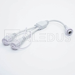Разветвитель ALEDUS 1-2, 2Pin, белый SP-2Lines-W