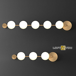 Бра Line Brass Big Modo L09002