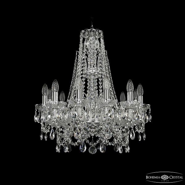 Люстра Bohemia Ivele Crystal 1411/12/195/XL-65 Ni