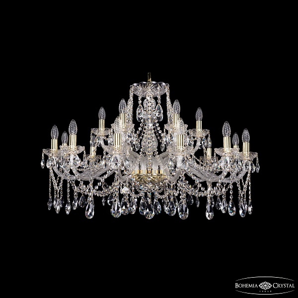 Люстра Bohemia Ivele Crystal 1413/12+6/360 G