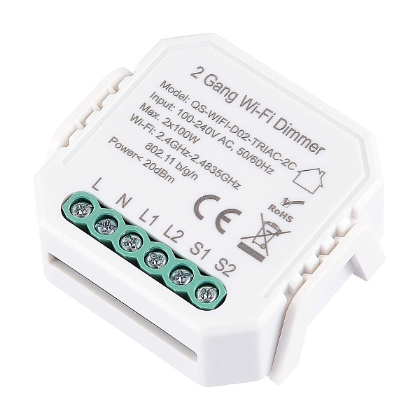 WIFI диммируемое реле 2 канала ST LUCE AROUND ST9000.500.02CDIM