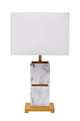Лампа настольная с кремовым прямоугольным абажуром Garda Light K2K111599