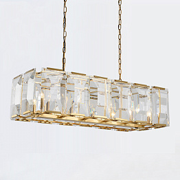Люстра Harlow Crystal SQUARE Gold Loft Concept 40.2192