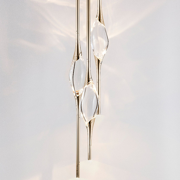 Подвесной светильник Il Pezzo 12 Round Chandelier Gold 40.3230 Loft-Concept