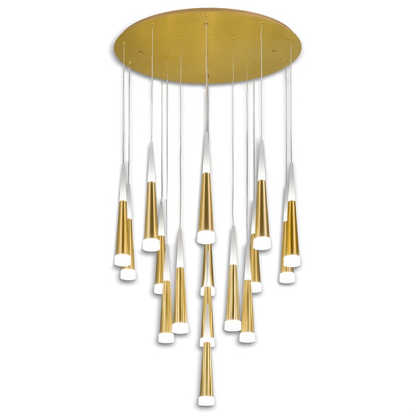 Люстра Vibia Slim Jordi Vilardell Gold Cascade 16
