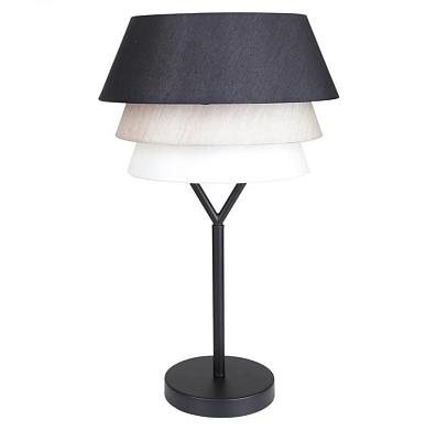 Настольный светильник Escada 10187/T E27*60W Black/Beige/White