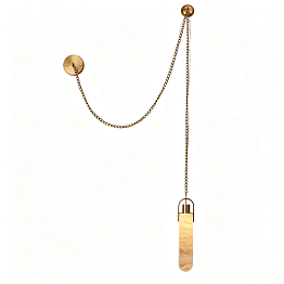 Подвесной светильник 26504P Brass / White Alabaster Delight Collection