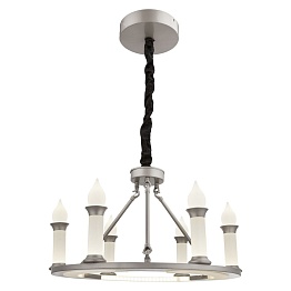 Люстра подвесная Globo 63135-6, матовый никель, LED, 1x40W