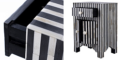 Тумба Inlaid Bone Stripes 19.010