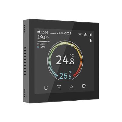Умный сенсорный терморегулятор с LCD дисплеем черный W1851108 Werkel