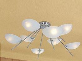 ST-58/8WH — Люстра потолочная ST Luce, 8 плафонов, белый, хром