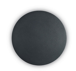 Настенный светильник Ideal Lux COVER AP1 ROUND SMALL NERO