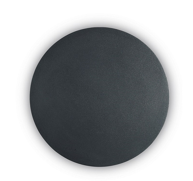 Настенный светильник Ideal Lux COVER AP1 ROUND SMALL NERO