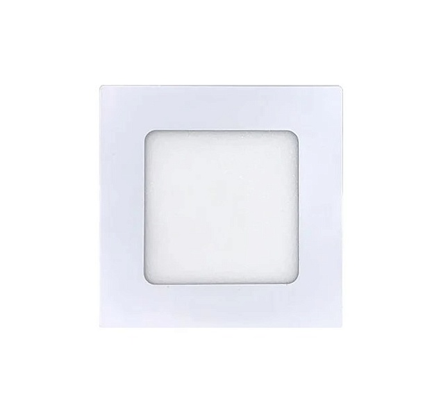 Cветильник светодиодный встраиваемый КОМПЛЕКТ 5 штук Elvan 102SQ-6W-6000K-Wh