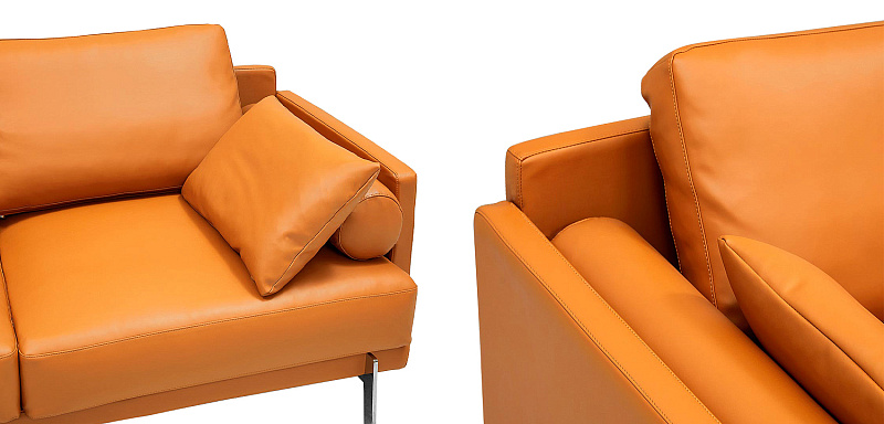 Диван Mosley Orange Sofa Оранжевый 05.458-2
