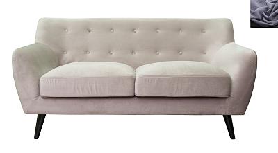 Диван с мягкими подлокотниками Albert 8 цвет синий MAK interior KS-108-2-dark-grey