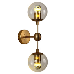 Бра Modo Sconce 2 Globes Gold Loft Concept 44.411