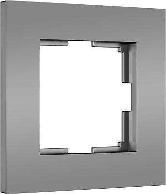 Рамка Werkel Slab на 1 пост серебро матовый W0012965 4690389193361