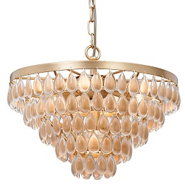 Люстра Many Drops Chandelier brass