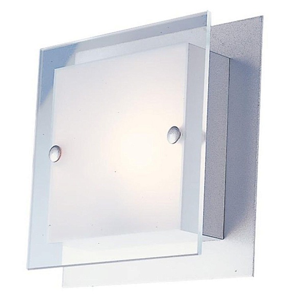 ST-5424/1C-S — Светильник настенно-потолочный ST Luce, 1 плафон, белый с никелем