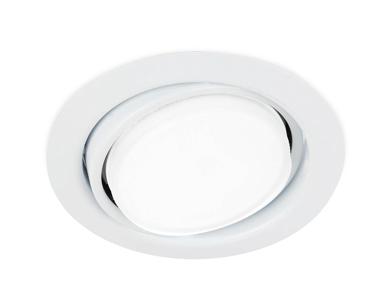 Встраиваемый потолочный точечный светильник GX53 Ambrella Light G103 WH