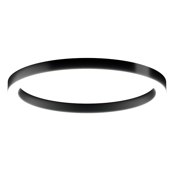 Светильник 6063 кольцо (RAL9005/1250mm/LT70 — 4K/102W)