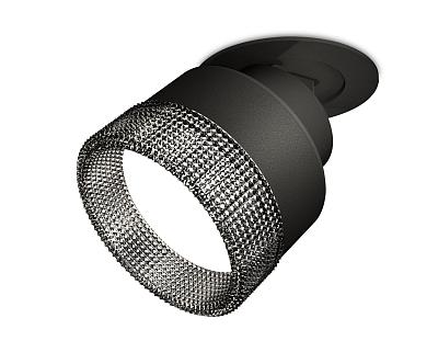 Комплект встраиваемого поворотного светильника с композитным хрусталем Ambrella Light XM8102541
