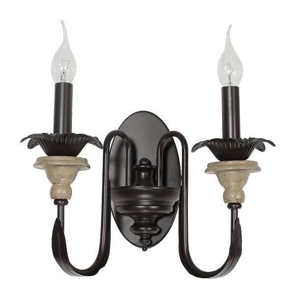 Бра Crystal Lux CASA AP2 BRASS