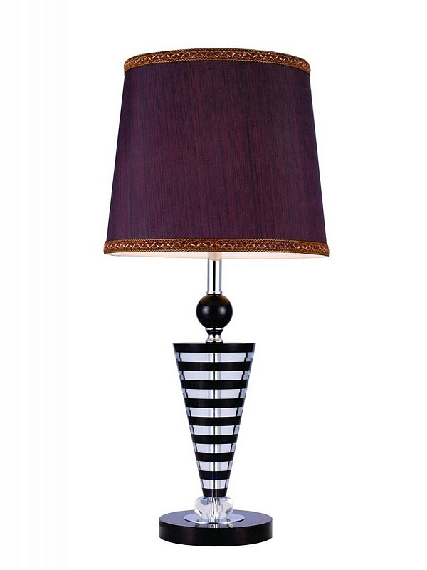 SL461.104.01 — Настольная лампа ST Luce, 1 плафон, бордовый, хром