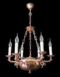 Люстра из бронзы НК-О-6 Медь