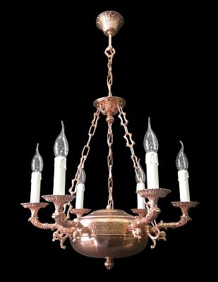 Люстра из бронзы НК-О-6 Медь