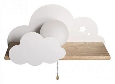 Бра с полкой Белое Облако Wall Lamp White Cloud AMG006431