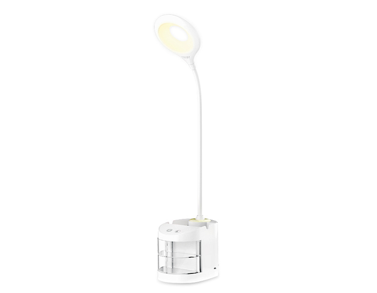 Настольная светодиодная лампа со встроенной аккумулятороной батареей и органайзером Ambrella Light DE561