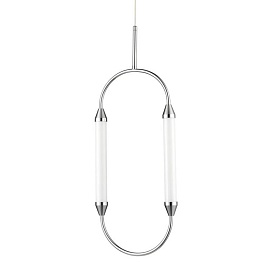 Подвесной светильник CIRQUE Pendant Ellipse Vertical Chrome M