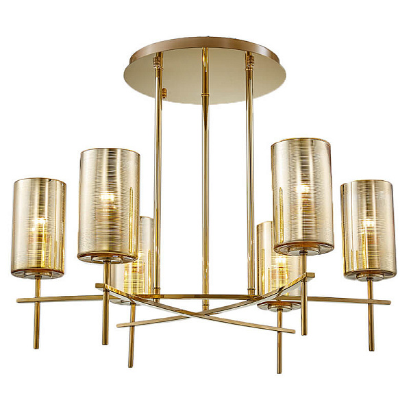 Люстра Light Cylinders gold lamps 6