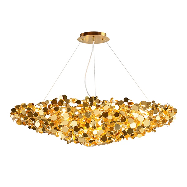 Люстра Godfreet Gold Chandelier | диаметр 100 см