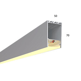 Линейный светильник LINE 5070 (Anod/2500mm/LT70 — 3K/52W)