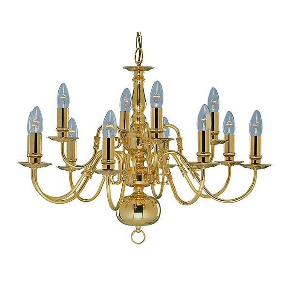 Люстра подвесная Arte Lamp FLEMISH A1019LM-12PB