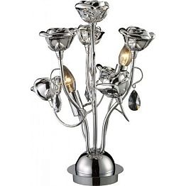 3768/2T Настольная лампа N-Light, 2 лампы, хром