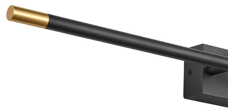 Бра Drawing Line Gold Black Rectangular Base Loft-Concept 44.1544-3
