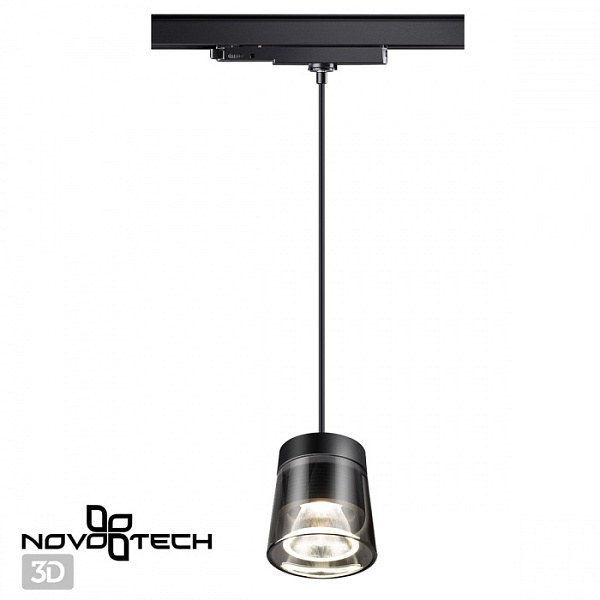 Трехфазный трековый светодиодный светильник, длина провода 1м Novotech Artik Port 358646