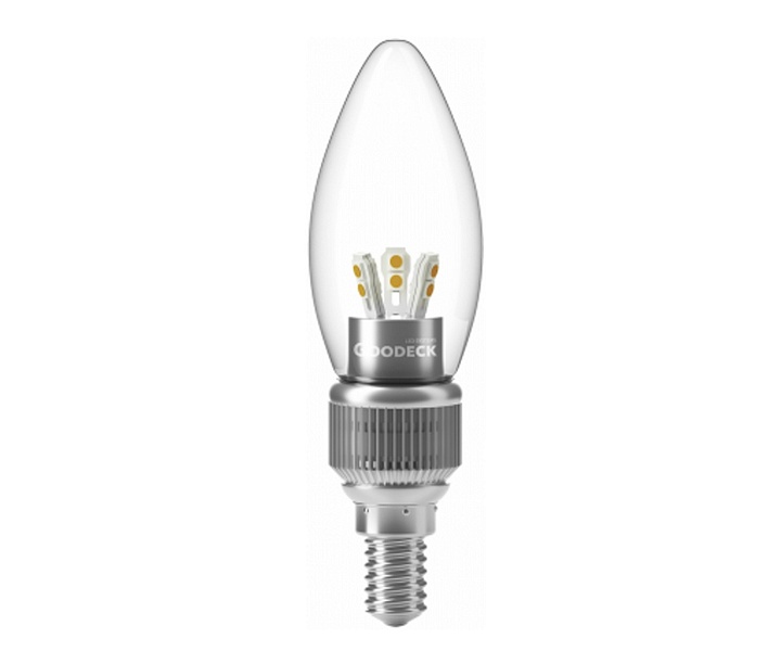 Лампа диммируемая Kink Light Свеча E14 7W Led 1003011107d/gl 