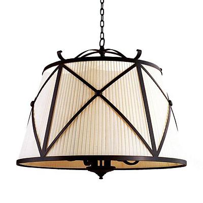 Люстра абажур Provence Lampshade Light Brown Chandelier 40.5554-3