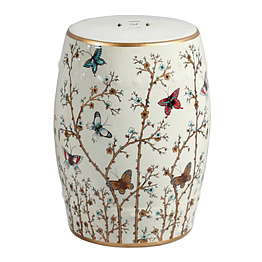 Керамический табурет Flowers & Butterflies 21.046