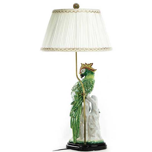 Настольная лампа Green Parrot Lamp | левый