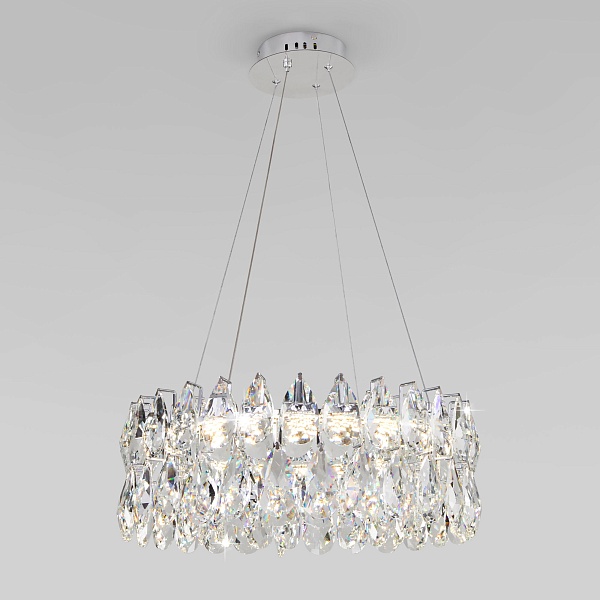 Подвесная светодиодная люстра с хрусталем 90371/1 Strotskis Bogates
