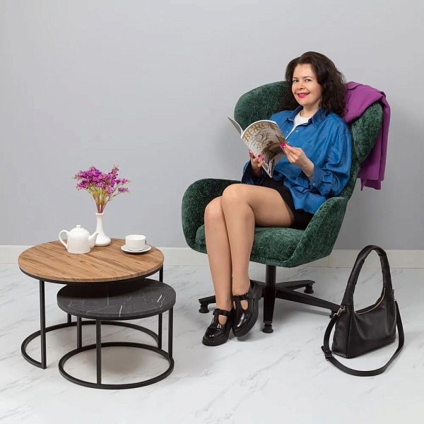 Кресло Teddy латте шенилл BradexHome FR 1007